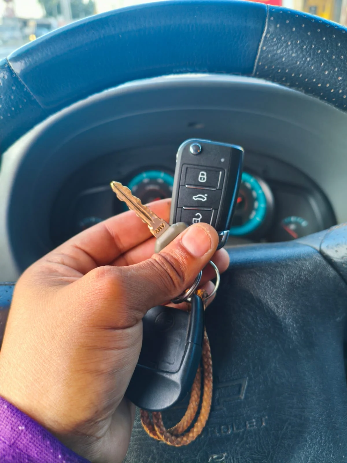 Fotografia de chaveiro automotivo